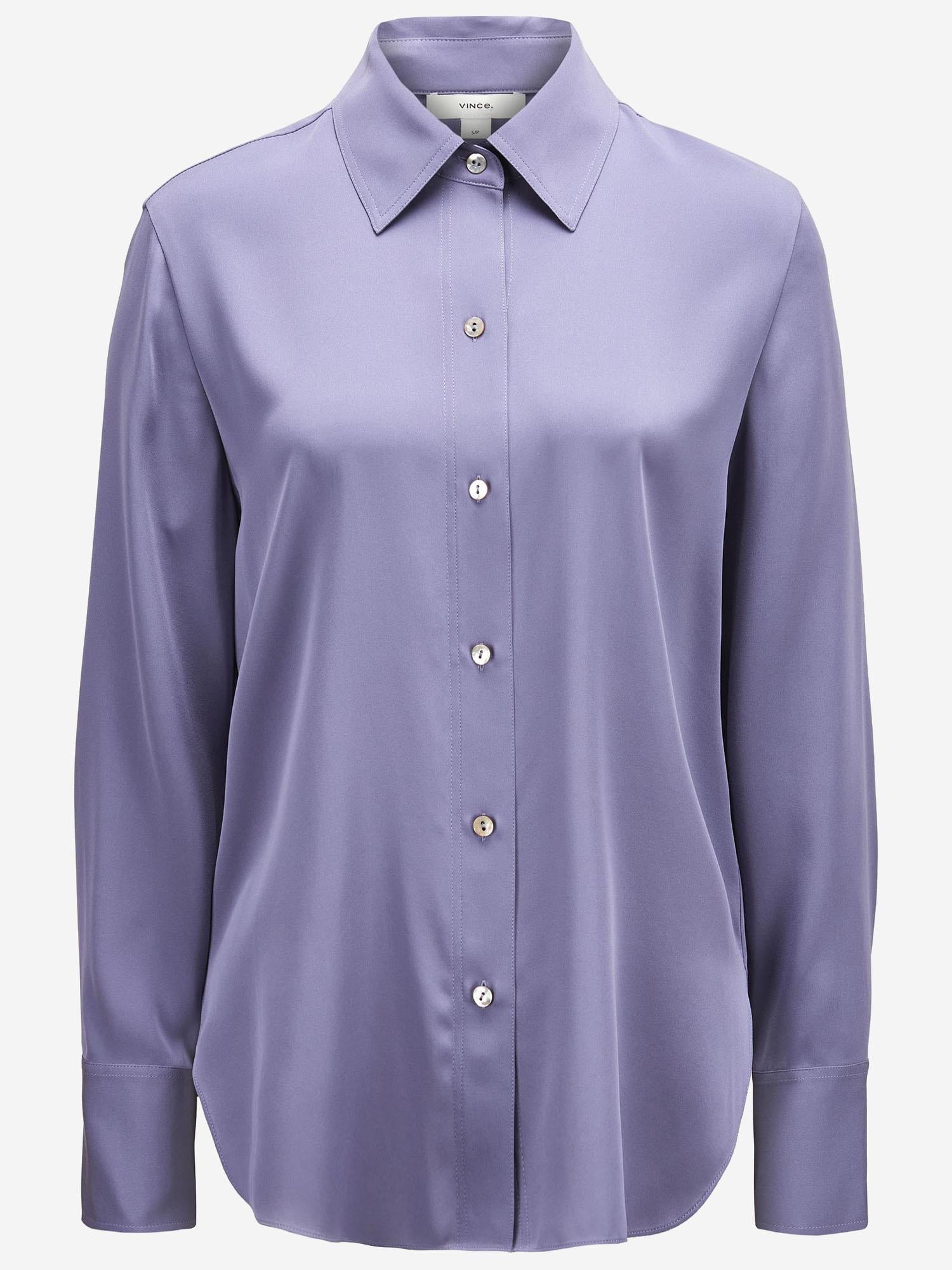 CAMICIA IN SETA STRETCH V101013150 641MAI VINCE 