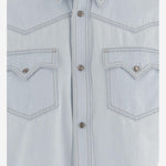 CAMICIA IN DENIM CHAMBRAY 1024560 1A178721DA50 VERSACE 