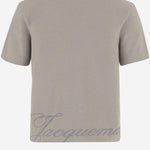 T-SHIRT IN COTONE CON LOGO POSTERIORE TSW00578AJ00029 9CL JACQUEMUS 