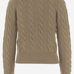 CARDIGAN IN LANA E CASHMERE CON LOGO 211972104 001 POLO RALPH LAUREN 