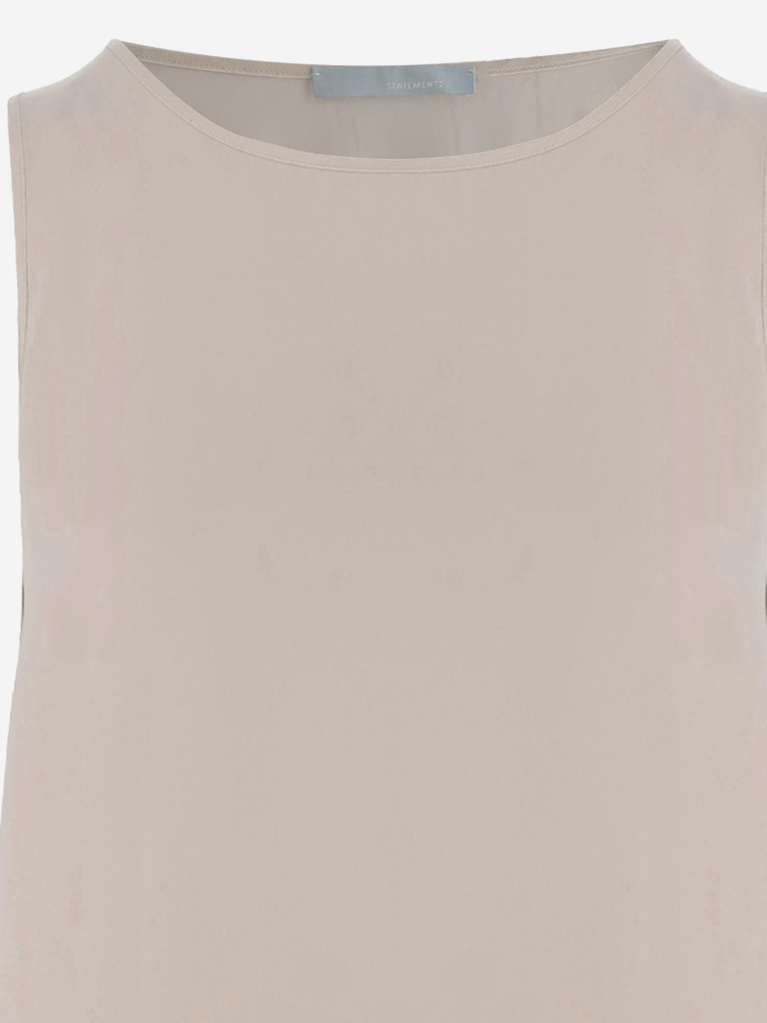 TOP IN SETA STRETCH 26284002 45 ALLUDE 