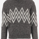 MAGLIONE IN MISTO ALPACA MG000188U 702959487 HERNO 