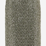 GONNA IN MISTO COTONE E LANA CON MOTIVO TWEED 844988 ZATN03861 GUCCI 