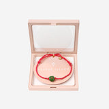 Bracciale Guardian con perla in vetro GUARDIANHEARTGLASS DARKGREEN SORBET ISLAND 