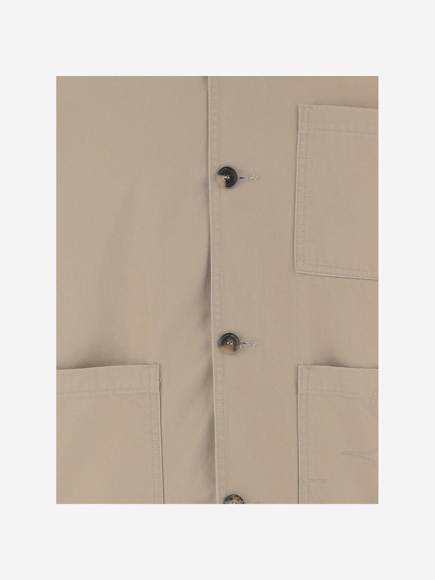 GIACCA IN COTONE CON TASCHE APPLICATE JK0420 PG1933132 JW ANDERSON 