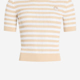 MAGLIA IN COTONE CON MOTIVO A RIGHE KN3428094 5975 PATOU 