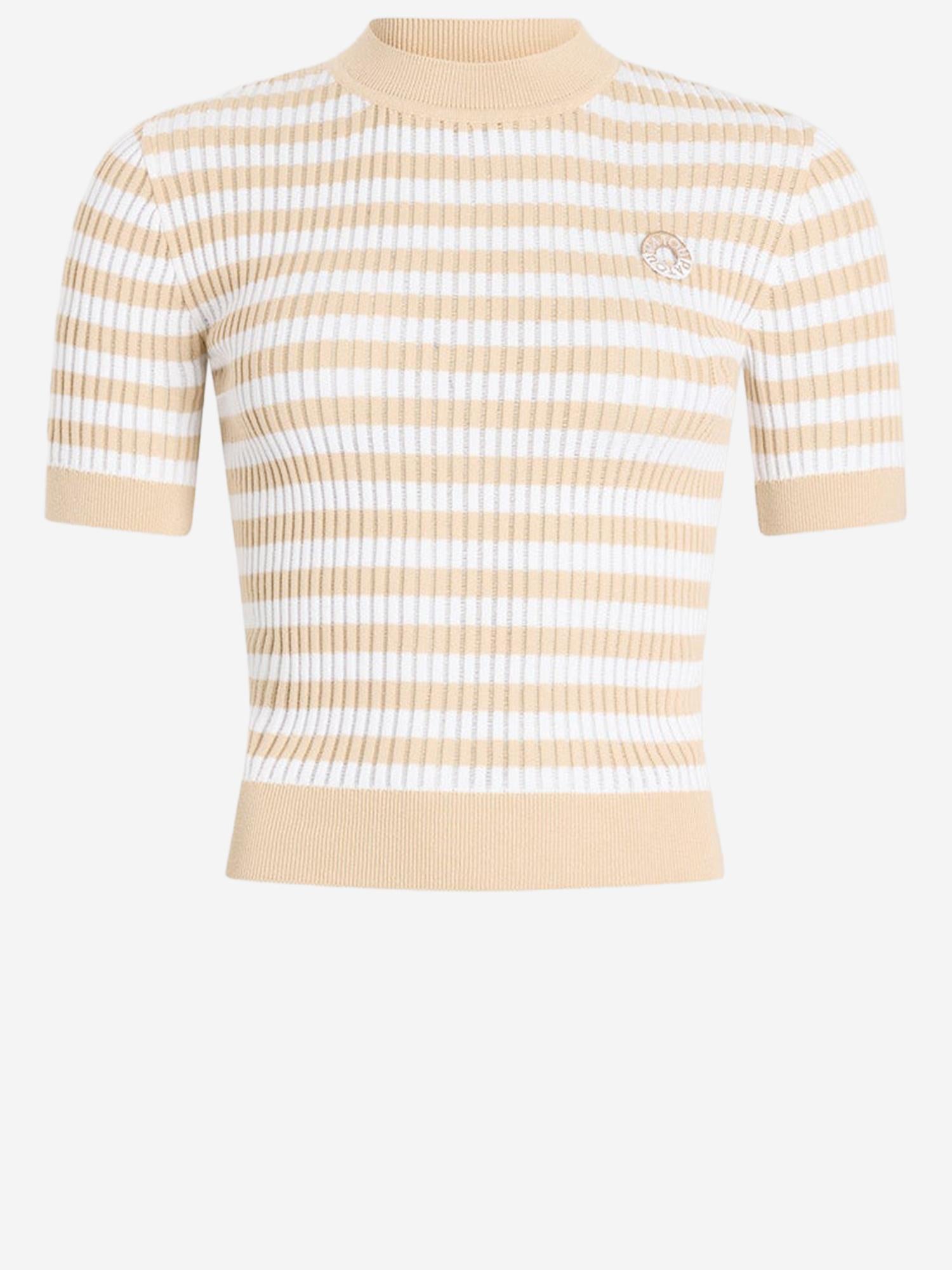 MAGLIA IN COTONE CON MOTIVO A RIGHE KN3428094 5975 PATOU 