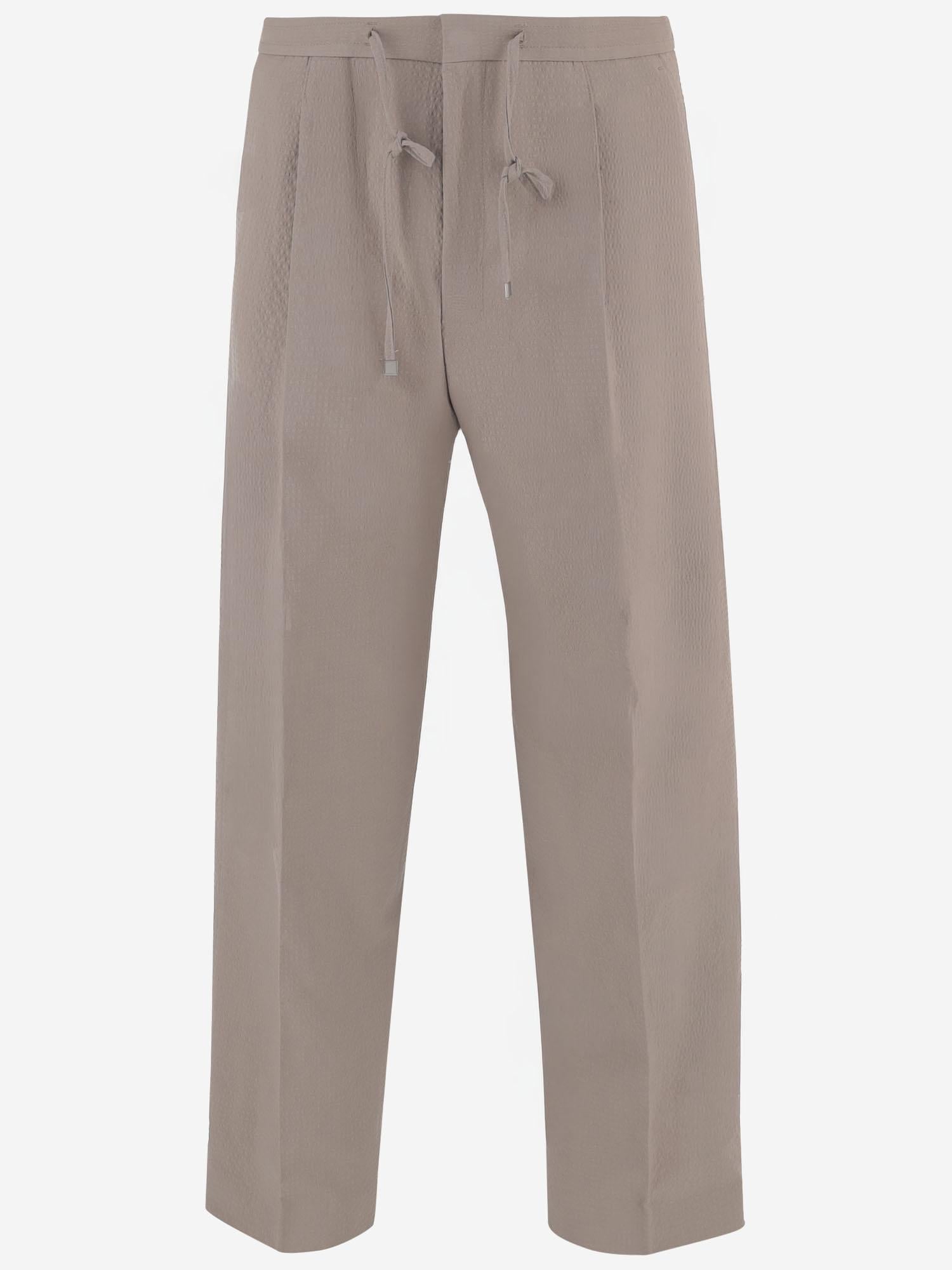PANTALONI IN COTONE STRETCH 50559107 237 HUGO BOSS 