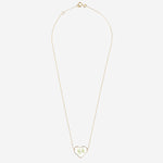 COLLANA IN ARGENTO 122.118MO ORO CARRE DE TREFLES 