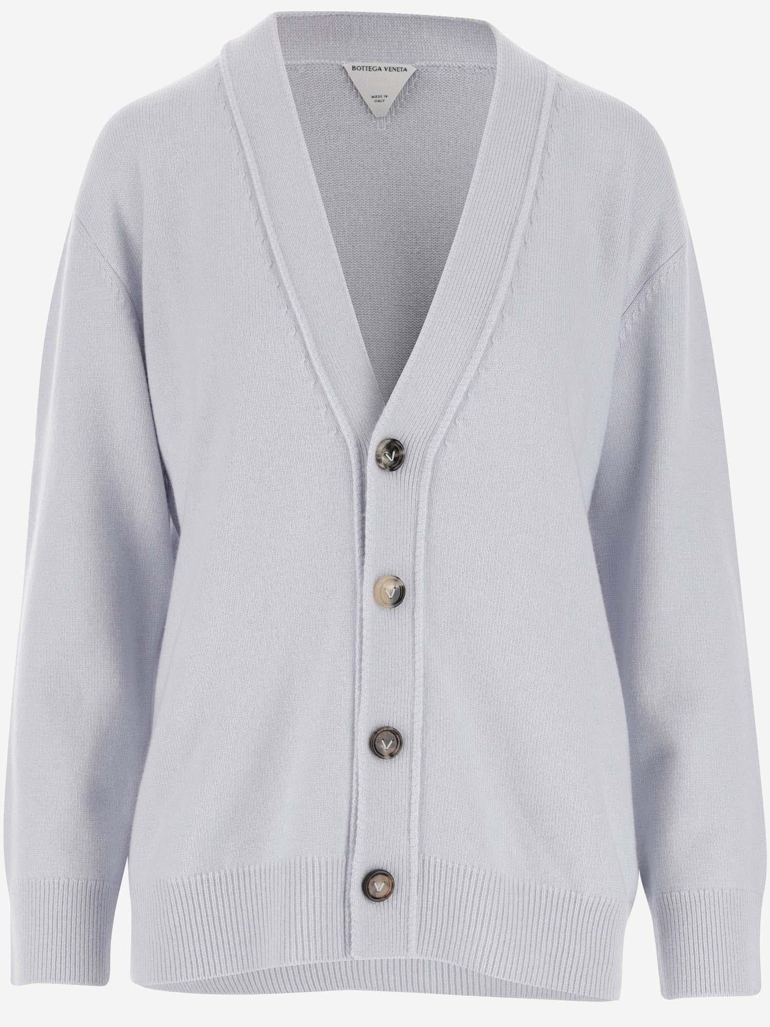CARDIGAN IN MISTO CASHMERE 774699 V2MM01582 BOTTEGA VENETA 