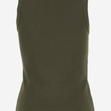TOP IN COTONE STRETCH CON LOGO MJT694 1464F0161 MIU MIU 