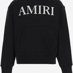 FELPA IN COTONE CON LOGO AKJYHD 1009Black AMIRI KIDS 