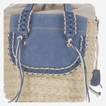 BORSA HABANERA AZZURRA - DENIM HABANERAAZUL JEANSSUEDE CUBA LAB 