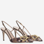 Décolleté Slingback con motivo animalier 8W0S0R01 QFXF9N VALENTINO GARAVANI 