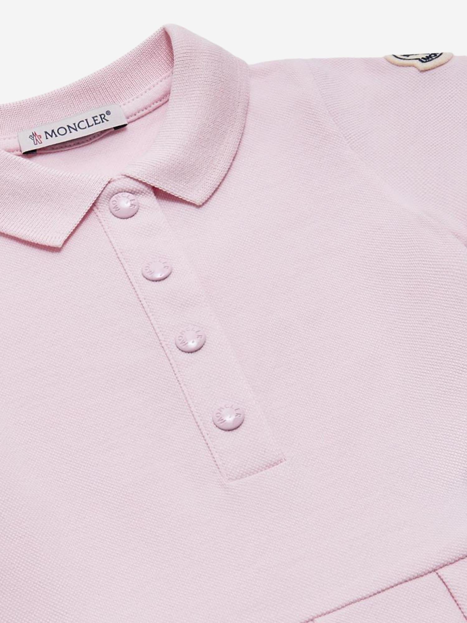 ABITO A POLO IN PIQUET DI COTONE 8I000088496F 505 MONCLER ENFANTS 