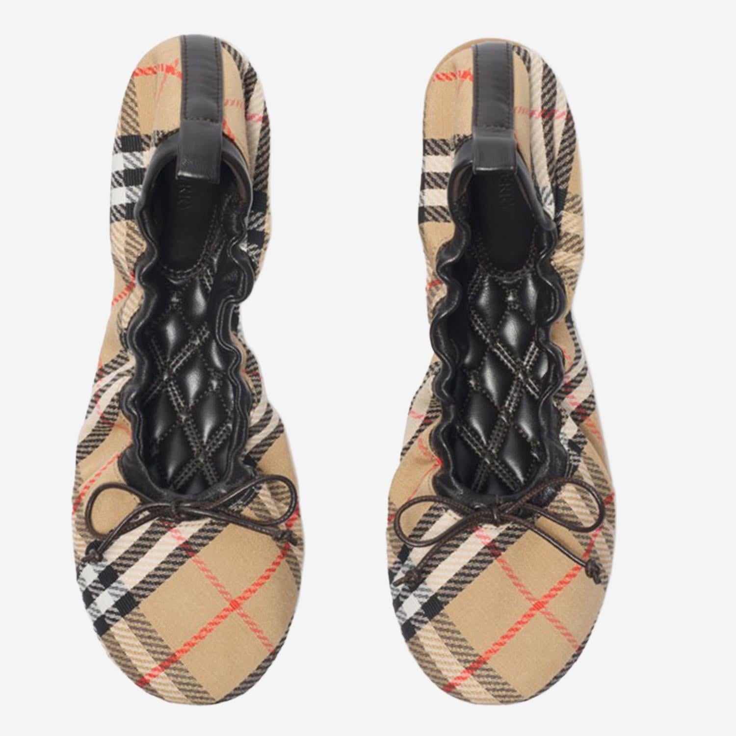 BALLERINE FAWN CHECK 8121103 SANDIPCHECK BURBERRY 