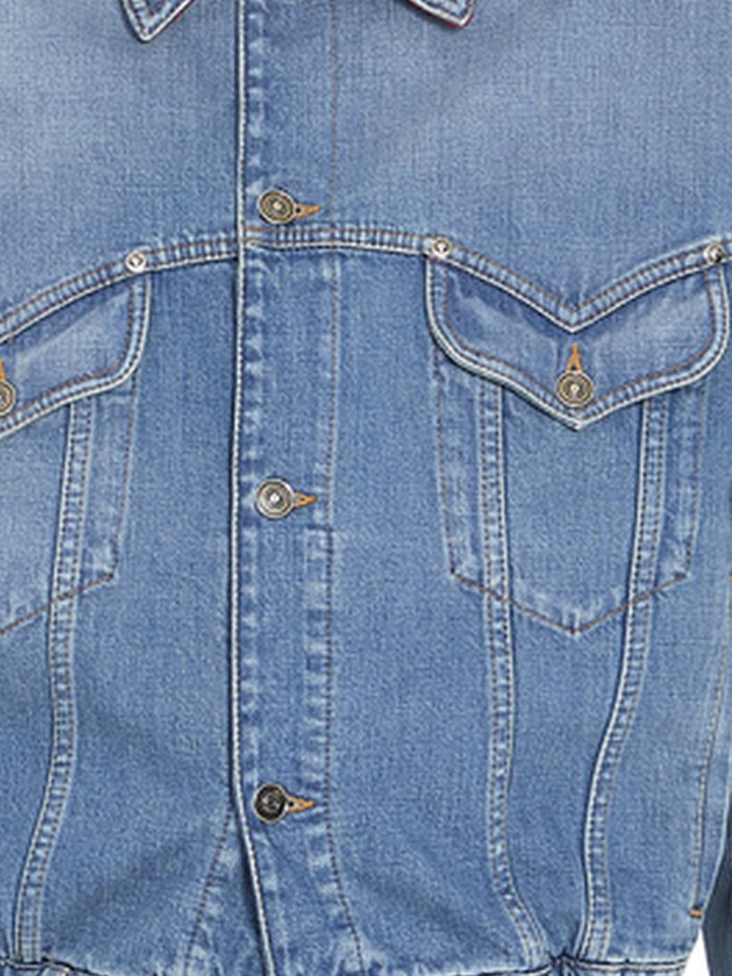 GIACCA IN DENIM DI COTONE 1024483 1A174661D800 VERSACE 