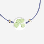 BRACCIALE TRIFOGLIO 143.3GF BLEU MARINE CARRE DE TREFLES 