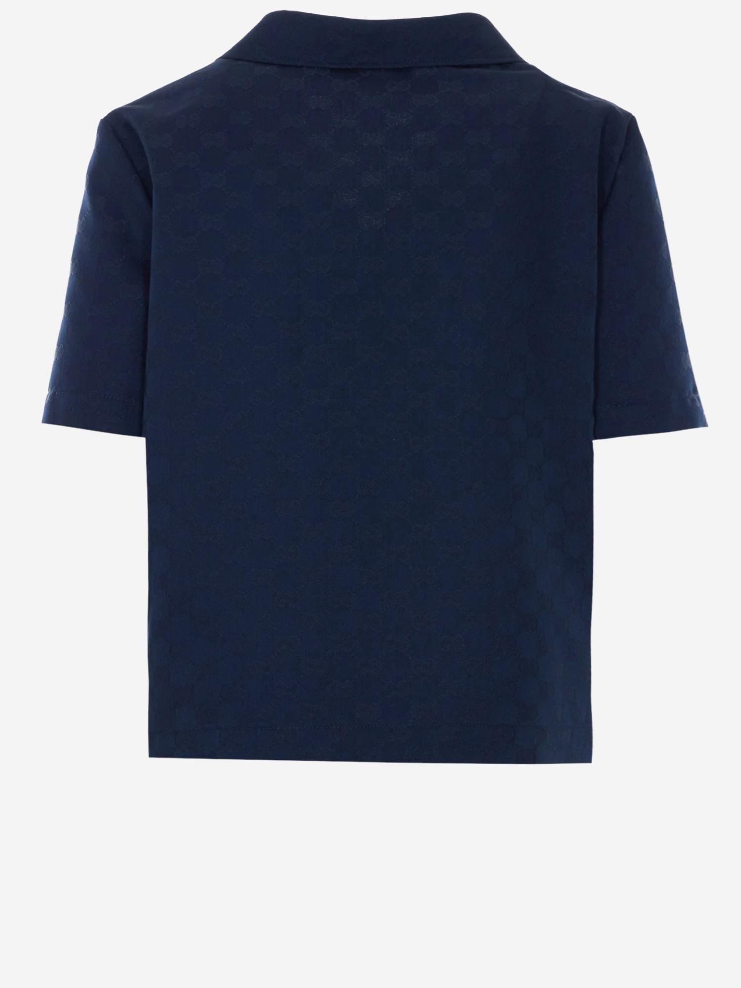 POLO GG IN MISTO COTONE 851981 ZAQXT4474 GUCCI 