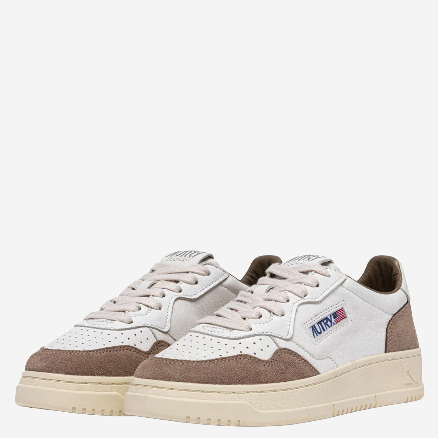 SNEAKERS MEDALIST LOW IN PELLE AULMFT02 SOFLEASUEWHTANTIL AUTRY 