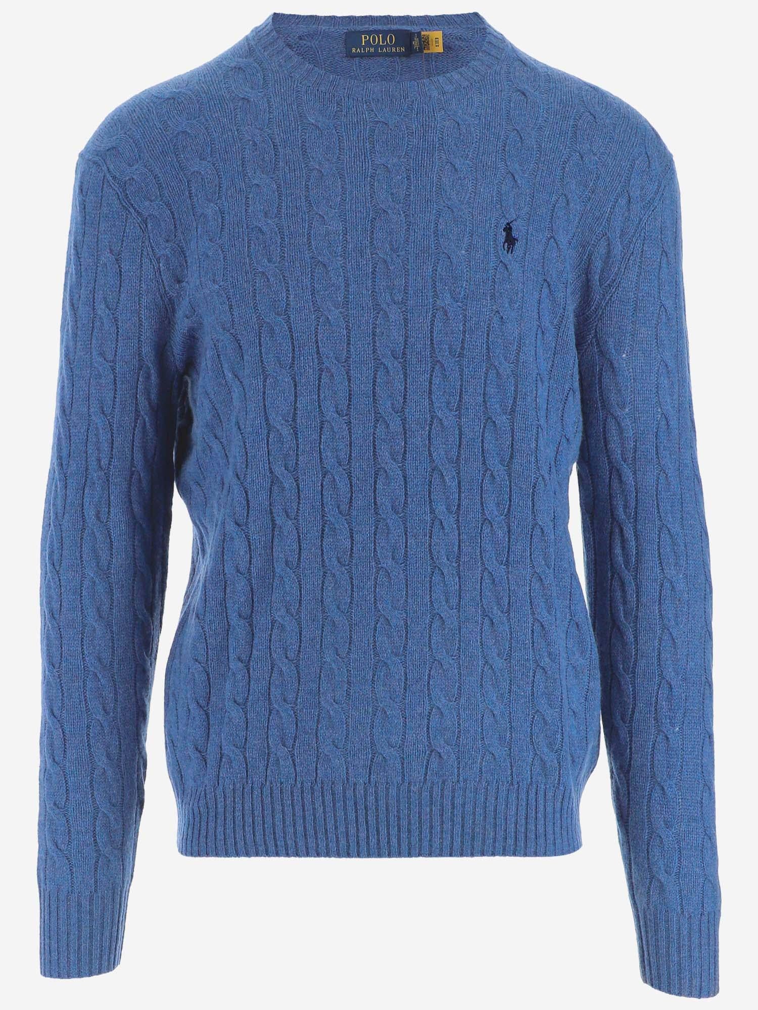 MAGLIA A TRECCE IN LANA 710876762 032 POLO RALPH LAUREN 