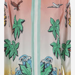 CAMICIA IN PURA SETA CON STAMPA GRAFICA UWS25SH021 02 CASABLANCA 