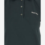 POLO IN COTONE CON LOGO MJNA19 182DF0R3V MIU MIU 