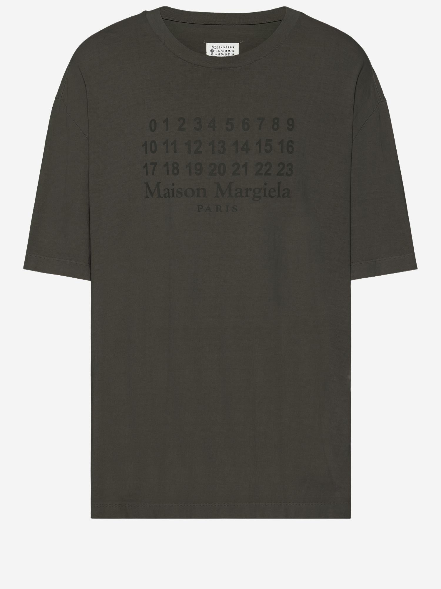 T-SHIRT IN COTONE CON STAMPA S67GC0042 S24575810 MAISON MARGIELA 