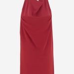 ABITO IN SETA CON SCOLLO ALLAMERICANA 8B0VAJX4 1MMR9M VALENTINO 