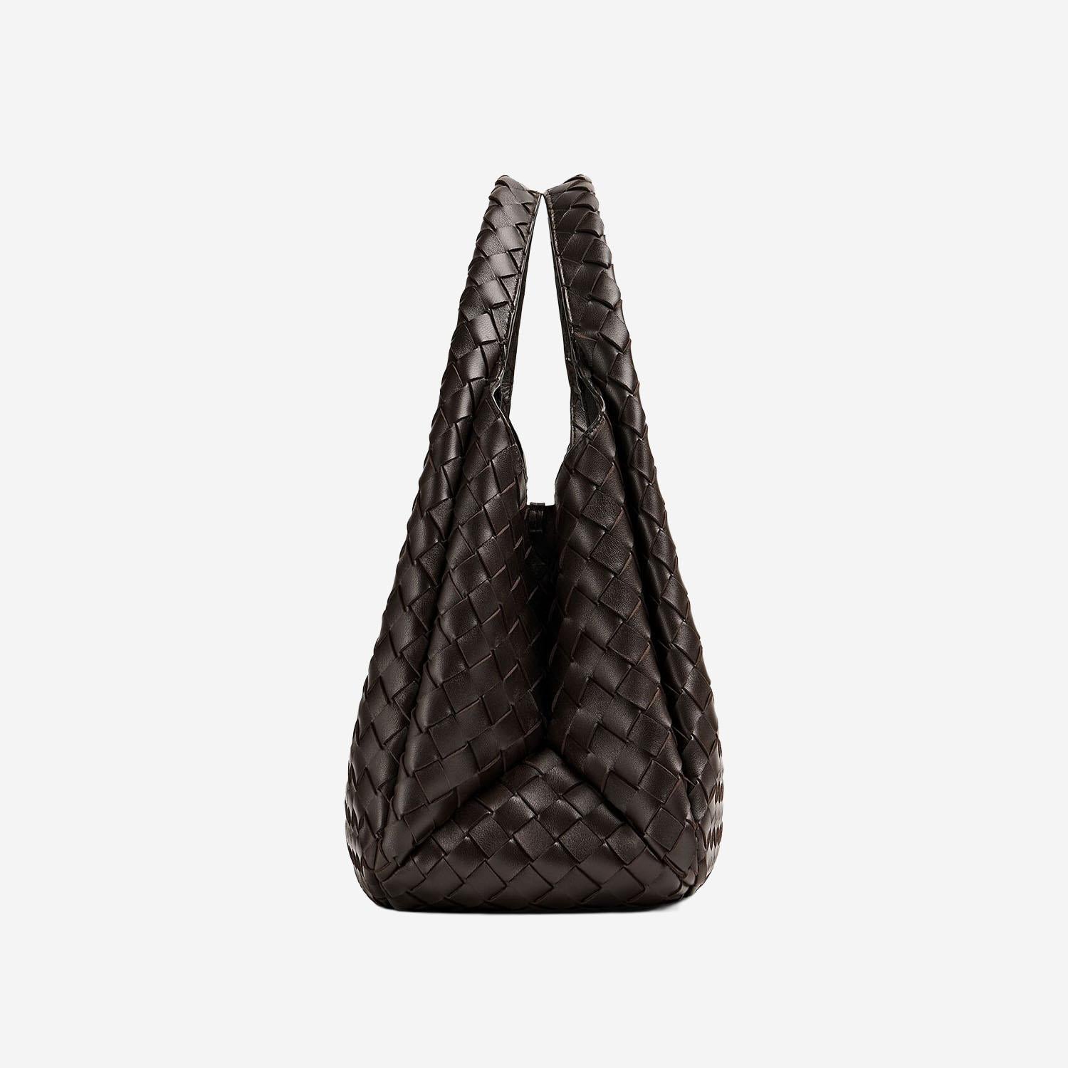 BORSA BELL IN PELLE INTRECCIATA 844249 V4SC02190 BOTTEGA VENETA 