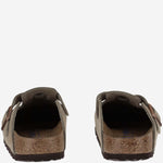 SABOT BOSTON IN PELLE SCAMOSCIATA 560773 TAUPE BIRKENSTOCK 