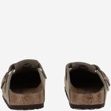 SABOT BOSTON IN PELLE SCAMOSCIATA 560773 TAUPE BIRKENSTOCK 