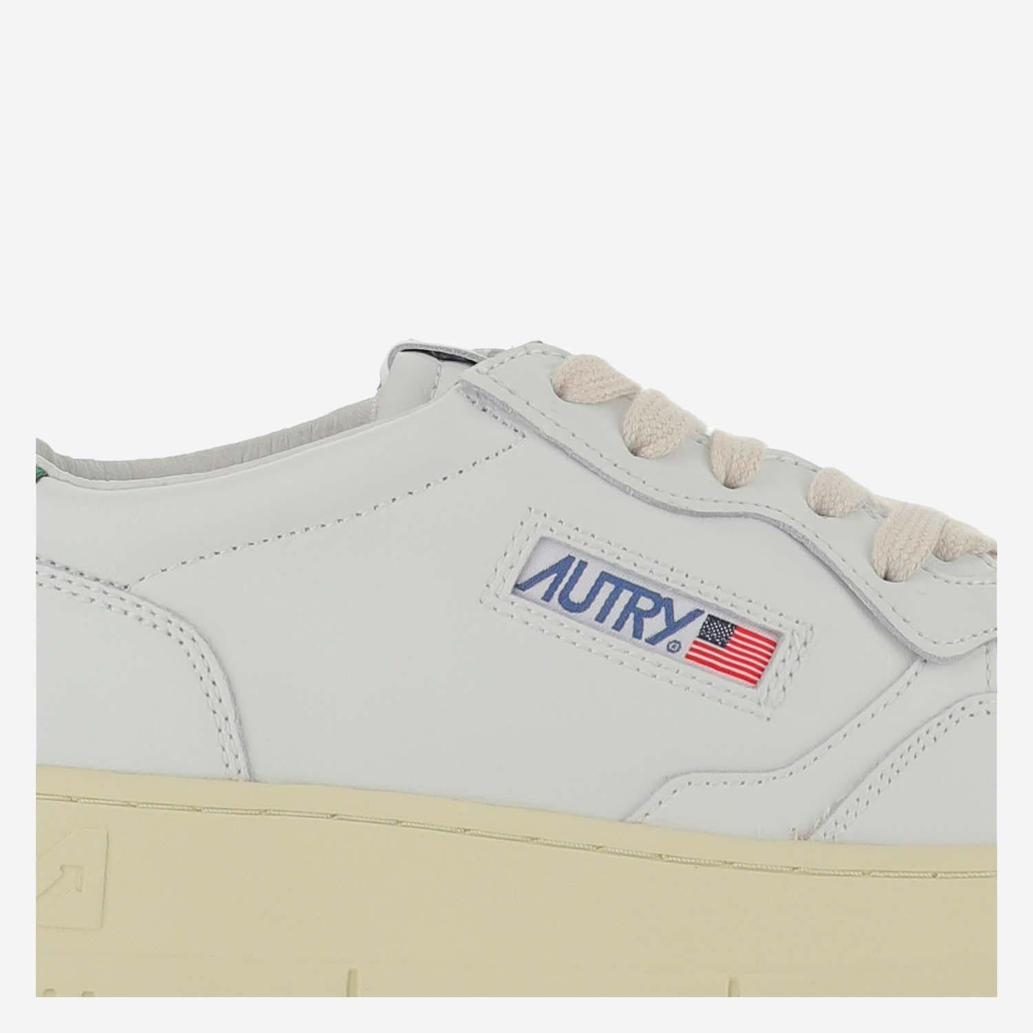 SNEAKERS MEDALIST LOW AULMLL20 LEATLEATWHTGREEN AUTRY 