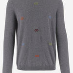 Maglione in jacquard di lana GG 833668 XKEYH1015 GUCCI 