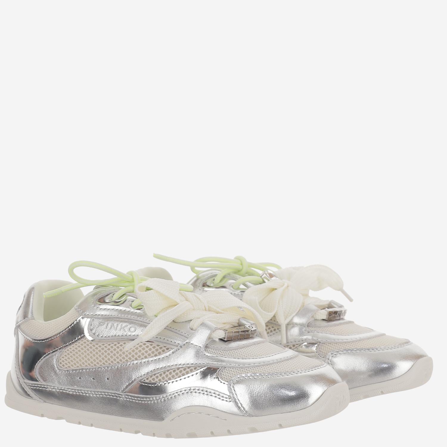SNEAKERS YULIA IN PELLE E MESH CON LACCI BICOLORE SS0185 P146ZZF PINKO 