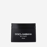 PORTACARTE IN PELLE DI VITELLO CON LOGO BP0330 AN244HNII7 DOLCE & GABBANA 