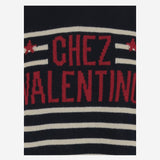 MAGLIONE CHEZ VALENTINO IN LANA CON MOTIVO A RIGHE 7V3KC34W B1WDYB VALENTINO 