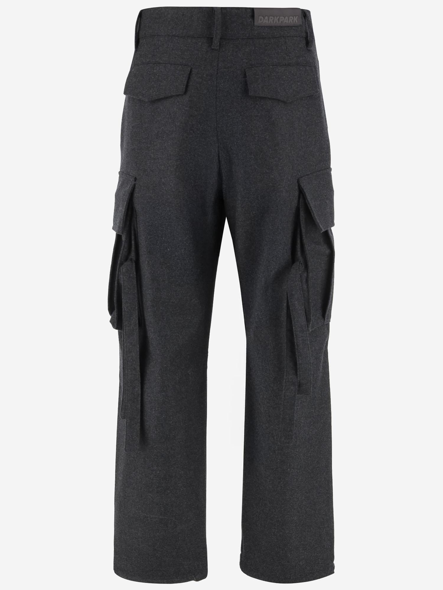 PANTALONI CARGO IN LANA MTR19 FAW020075 DARKPARK 