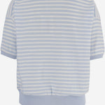 MAGLIA IN COTONE A RIGHE R2N110 123 BRUNO MANETTI 