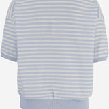 MAGLIA IN COTONE A RIGHE R2N110 123 BRUNO MANETTI 