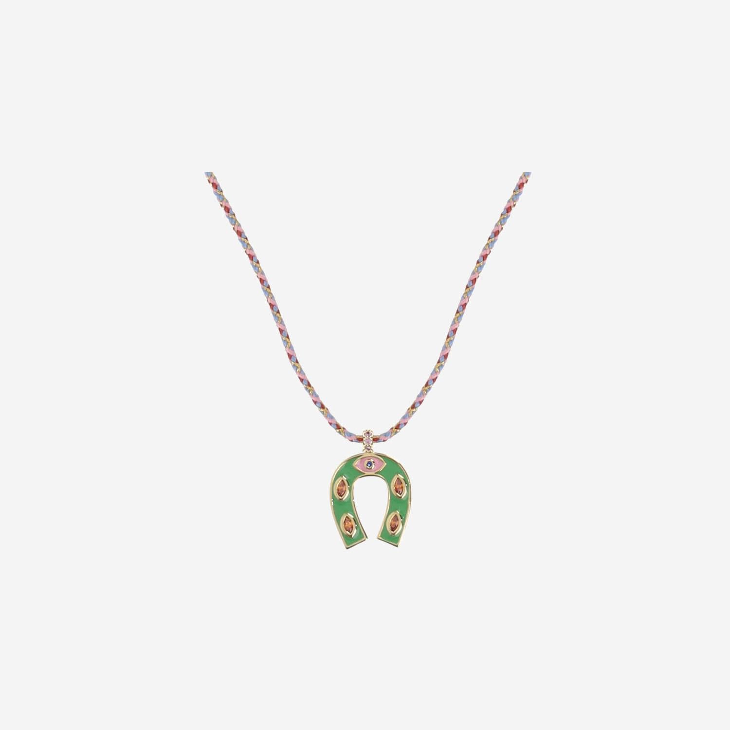COLLANA MINI FERRO DI CAVALLO CO389 ORO MYA BAY 