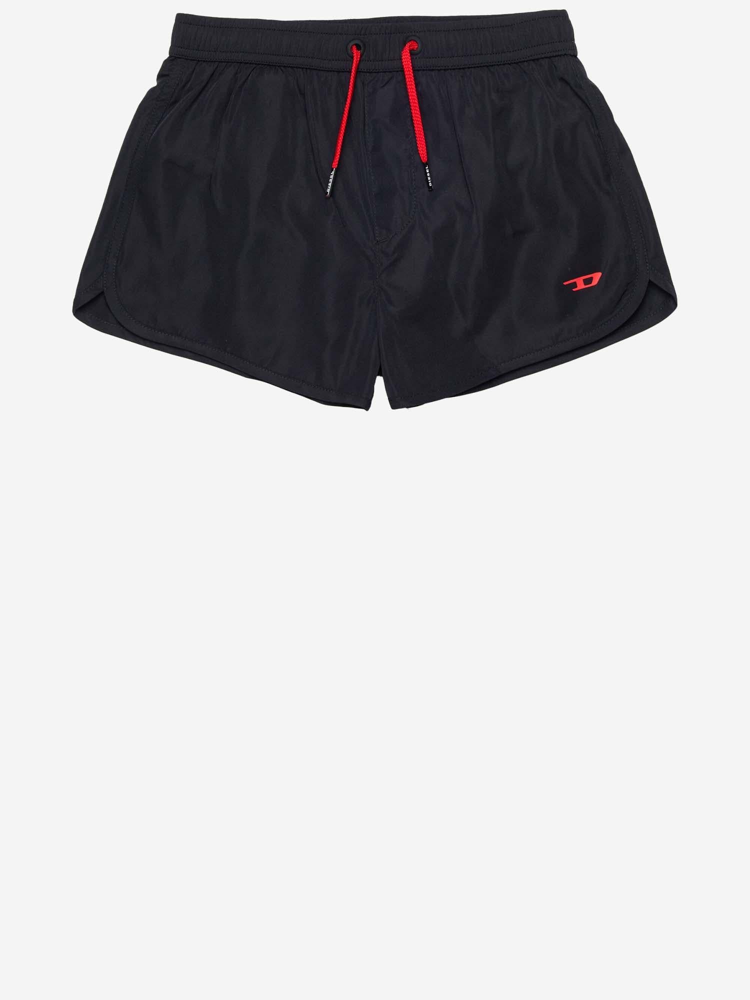 PANTALONCINI DA BAGNO MIARD CON LOGO J02701 KXBPBK900 DIESEL KIDS 