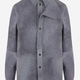 CAMICIA IN SUEDE EFFETTO SFUMATO 859914 V66X04690 BOTTEGA VENETA 