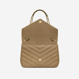 LOULOU LARGE IN PELLE DI AGNELLO TRAPUNTATA 803541 AAEAX2357 SAINT LAURENT 