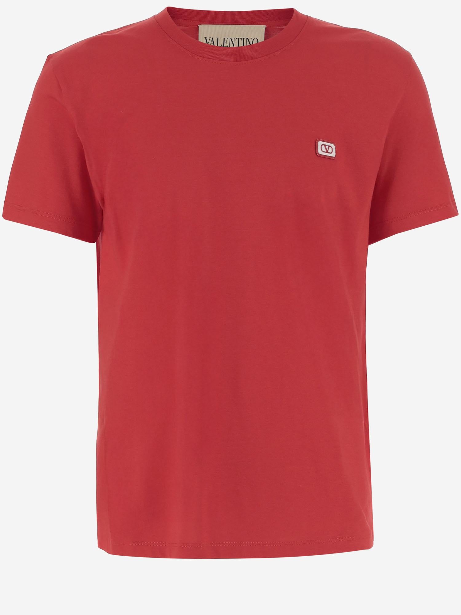 T-SHIRT IN COTONE CON LOGO 7V3MG10V AQ8157 VALENTINO 
