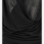 ABITO MIDI IN VISCOSA DRAPPEGGIATA 779418 Y096Q1000 SAINT LAURENT 
