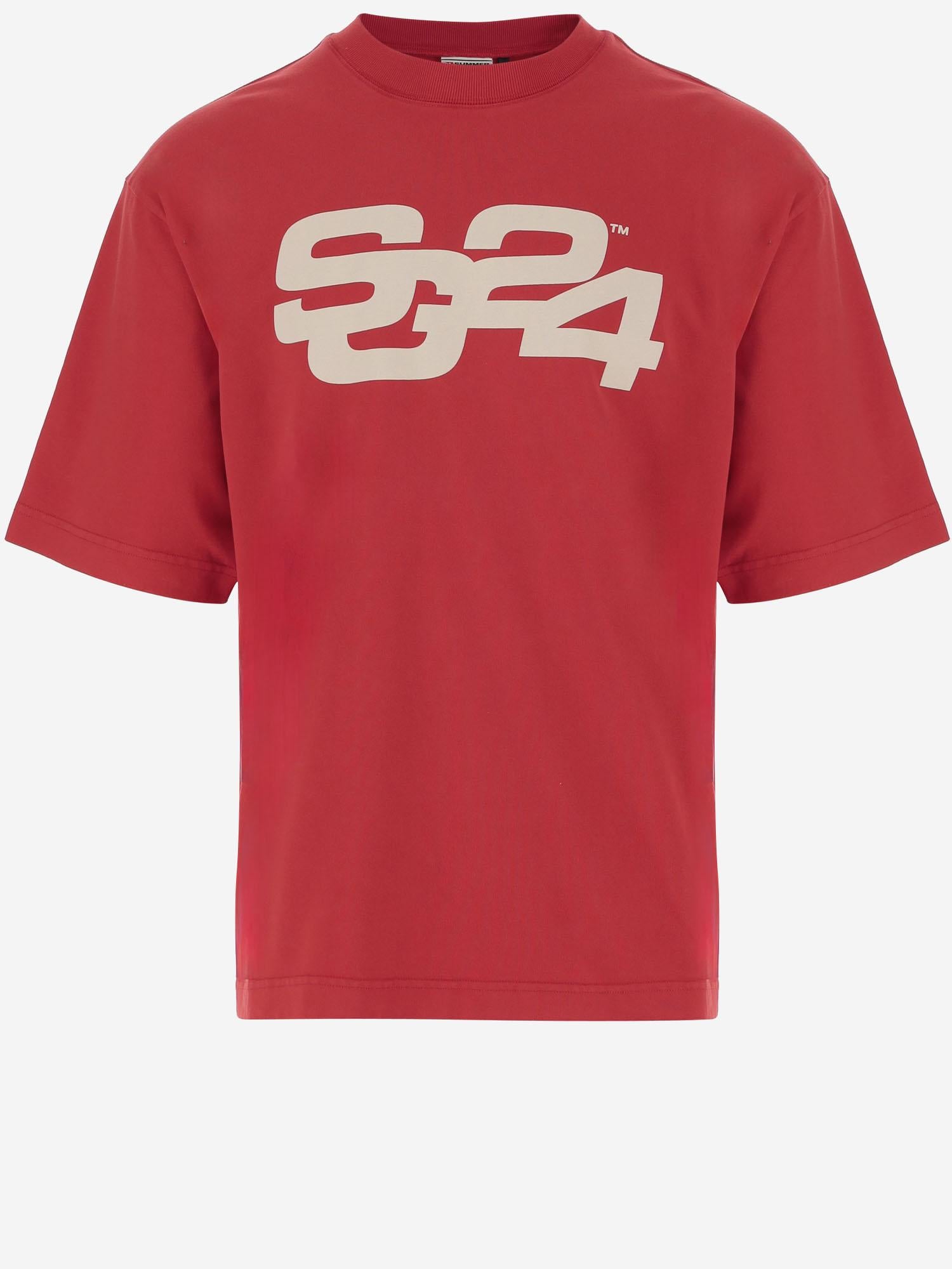 T-SHIRT IN COTONE CON LOGO SG2410105 SCEPTRERED SUMMER GAMES 