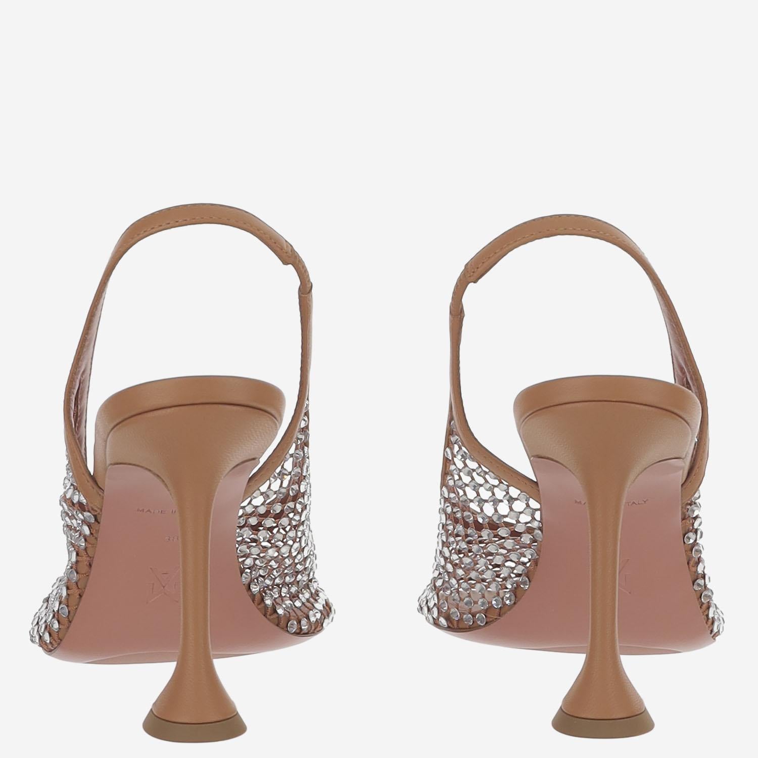 DÉCOLLETÉ DOLLY CRYSTAL DOLLYCRYSTALNETSLING 95LATTEWHITE AMINA MUADDI 