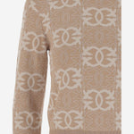 MAGLIA LOVE BIRDS IN MISTO VISCOSA 106041 A2YDC4Z PINKO 