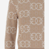 MAGLIA LOVE BIRDS IN MISTO VISCOSA 106041 A2YDC4Z PINKO 